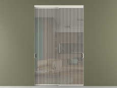 Перегородка Formato внутри проёма 2 створки