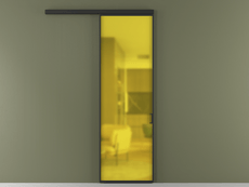 Перегородка Формато вдоль стены 1 створка